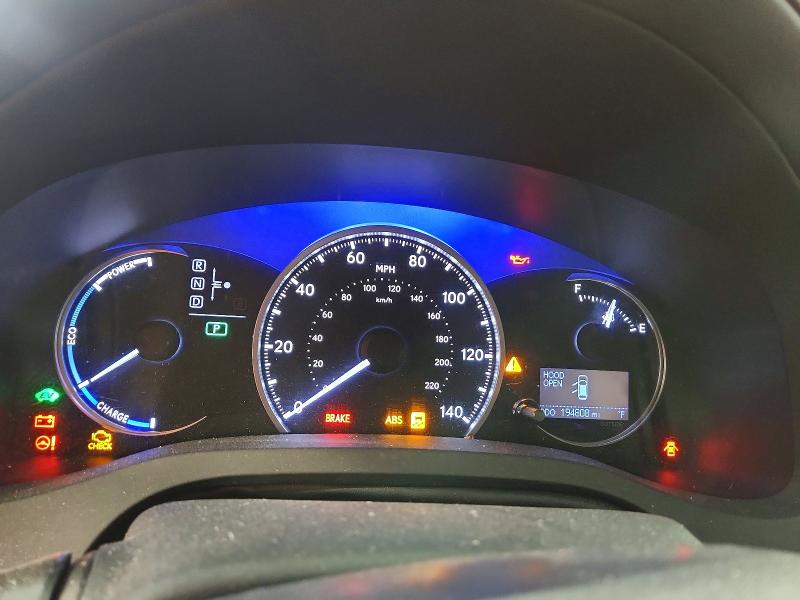 2014 Lexus Ct VIN JTHKD5BH5E2178543 COPART salvage auction — HAIL, Ne - Cert Of Title-Salvage, sold $3,050 on 2026-07-21 (photo 9)