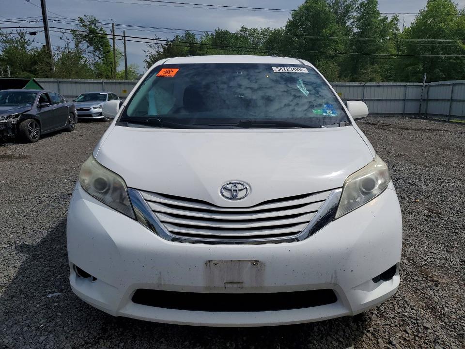 2016 Toyota Sienna VIN 5TDJK3DC0GS131585 COPART salvage auction — SIDE, Nj - Cert Of Title-Salvage, sold $2,200 on 2026-07-14 (photo 5)