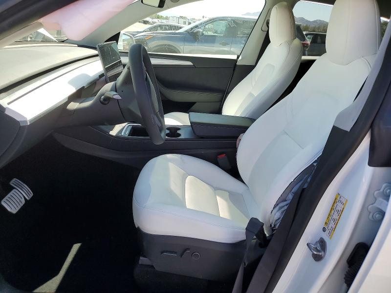 2024 Tesla Model y VIN 7SAYGDEF1RA285597 COPART salvage auction — FRONT END, Nv - Salvage Title, sold $150 on 2026-07-30 (photo 7)
