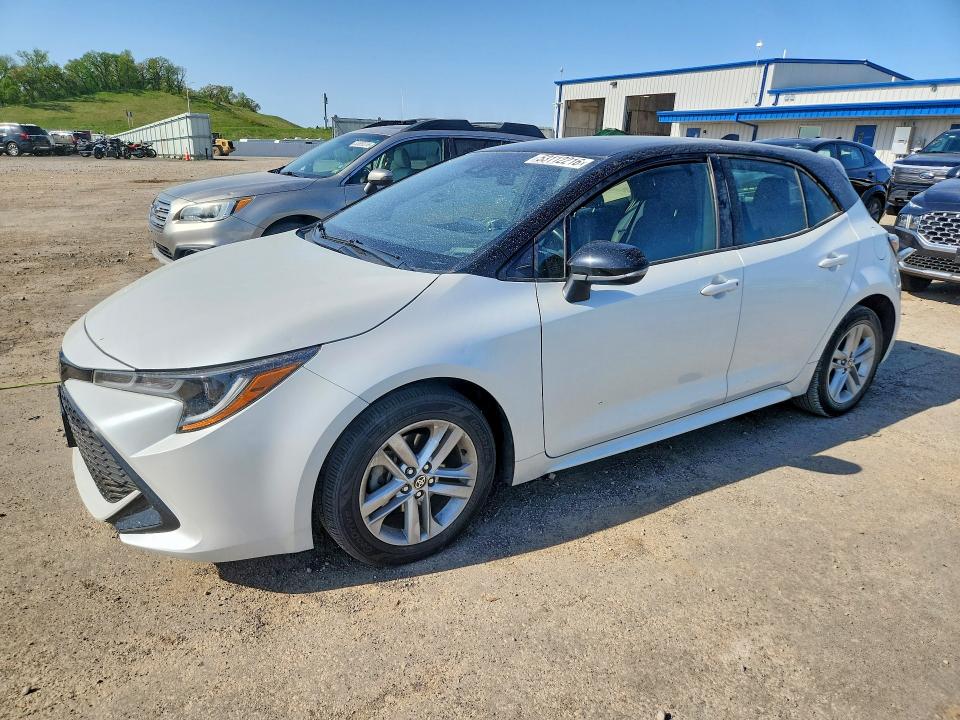 2021 Toyota Corolla VIN JTND4MBE1M3110027 COPART salvage auction — HAIL, Wi - Cert Of Title-Claim Paid, sold $11,300 on 2026-07-07 (photo 1)