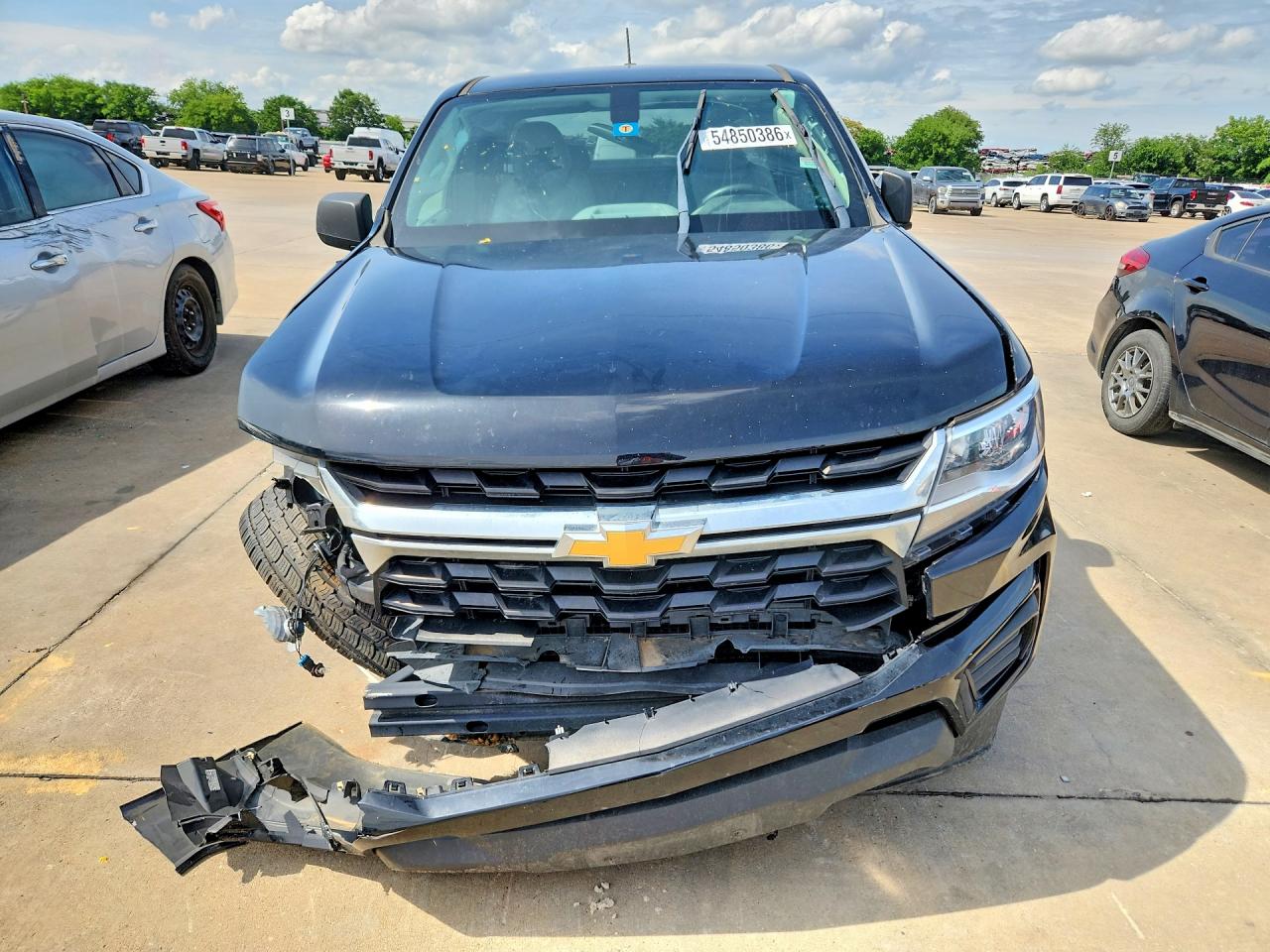 2022 Chevrolet Colorado VIN 1GCHSBEAXN1126233 COPART salvage auction — Frame Damage, TX - SALVAGE VEHICLE TITLE, sold $3,400 on 2026-07-09 (photo 5)