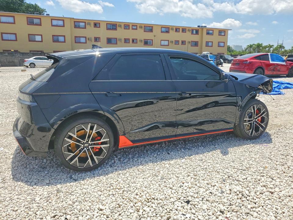 2025 Hyundai Ioniq VIN KM8KNDA89SU009342 COPART salvage auction — FRONT END, Fl - Cert Of Title Slvg Rebuildable, sold $10,500 on 2026-07-07 (photo 3)