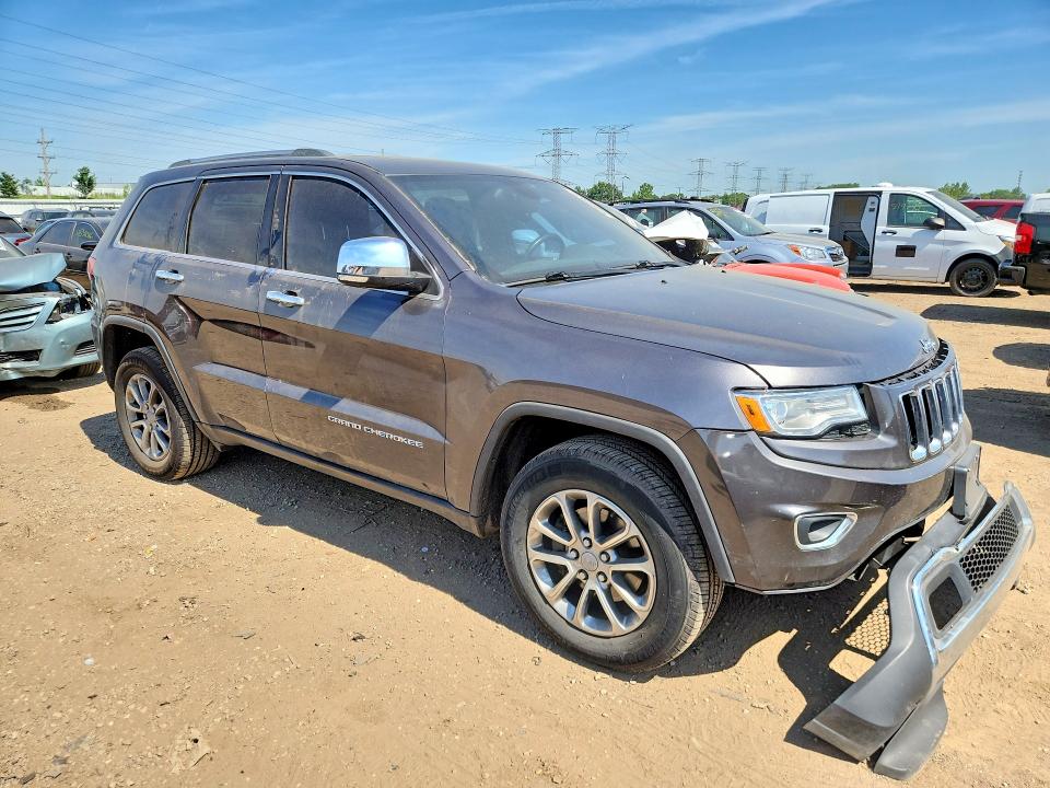2014 Jeep VIN 1C4RJFBG0EC546336 COPART salvage auction — FRONT END, IL - SALVAGE CERTIFICATE, sold $2,600 on 2026-07-09 (photo 4)