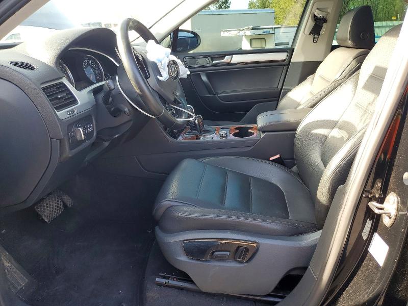 2013 Volkswagen Touareg VIN WVGEP9BP8DD003366 COPART salvage auction — FRONT END, Wa - Cert Of Ownership-Rebuilt (P), sold $400 on 2026-07-08 (photo 7)