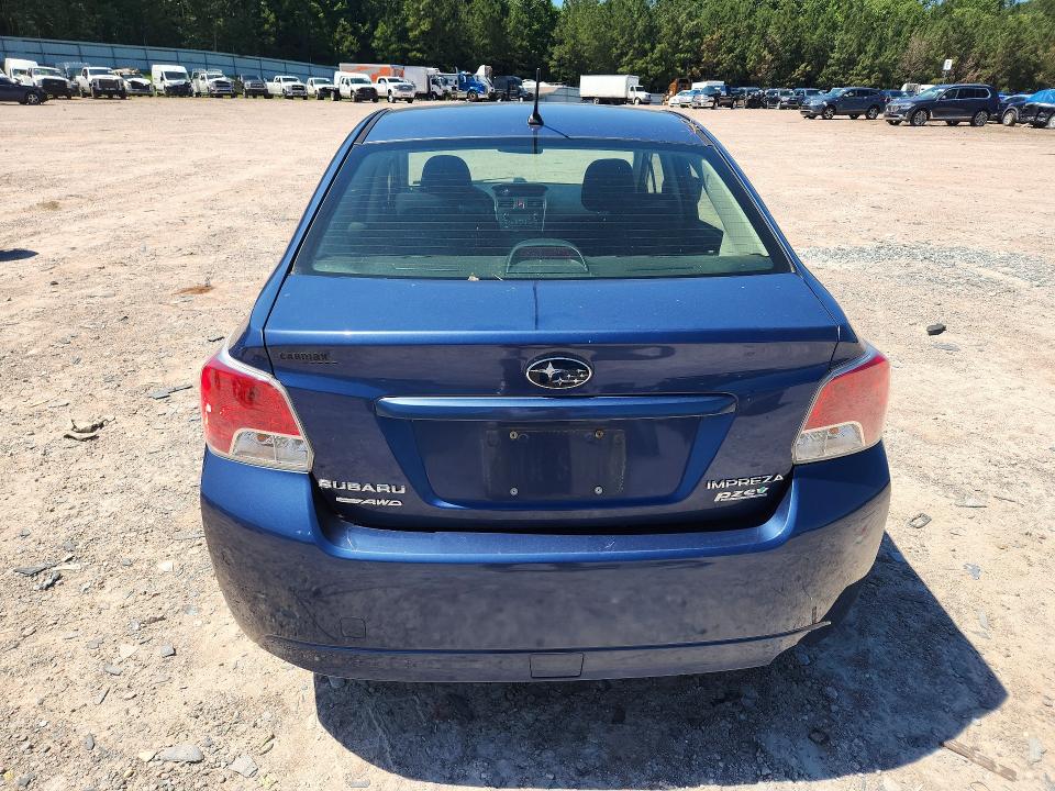 2013 Subaru Impreza VIN JF1GJAD6XDH017157 COPART salvage auction — SIDE, Va - Cert Of Title - Salvage, sold $850 on 2026-07-13 (photo 6)