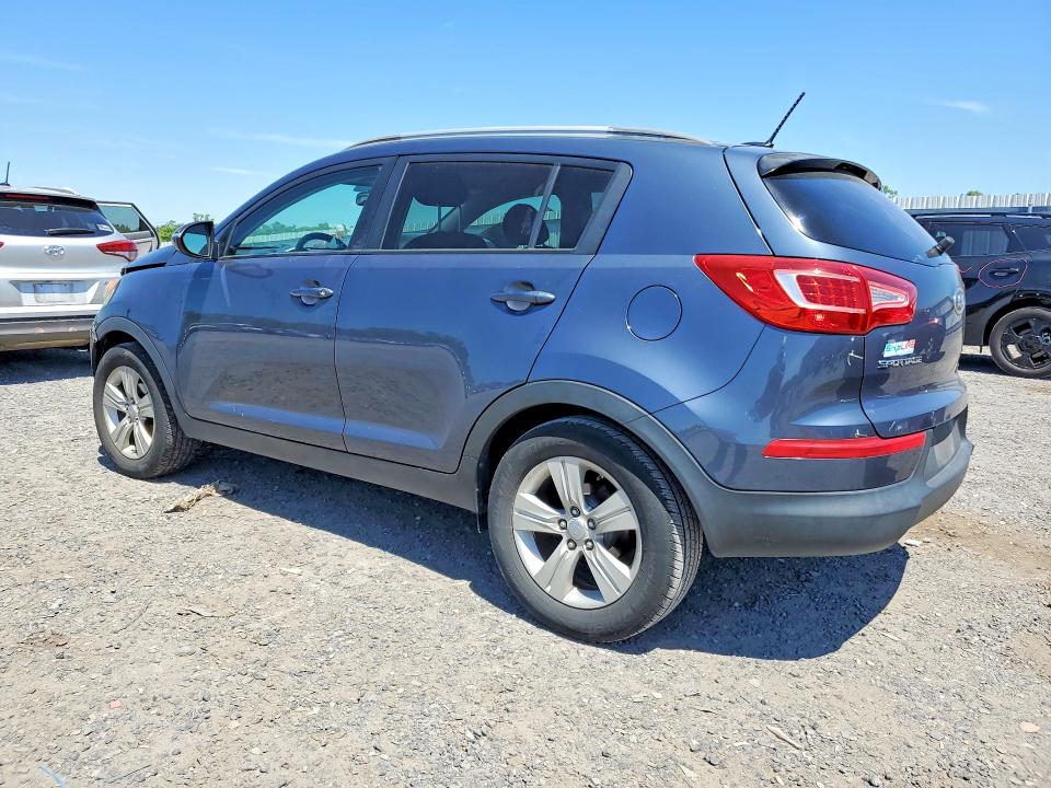 2011 Kia Sportage VIN KNDPB3A24B7023379 COPART salvage auction — FRONT END, Va - Cert Of Title - Salvage, sold $1,450 on 2026-07-08 (photo 2)