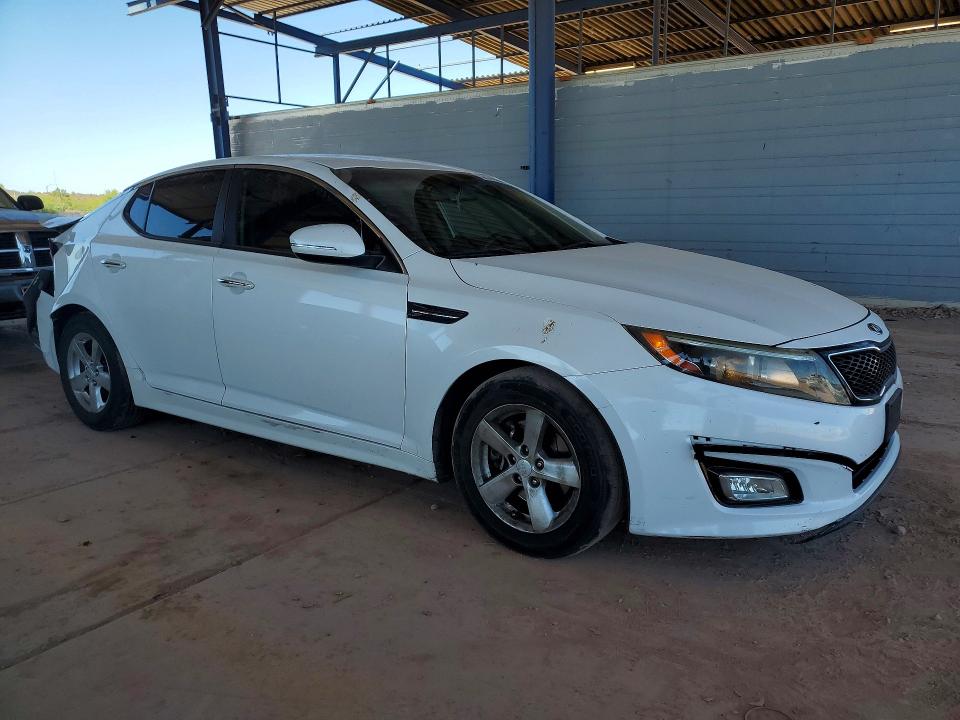 2015 Kia VIN KNAGM4A71F5640135 COPART salvage auction — REAR END, Az - Cert Of Title - Salvage, sold $1,350 on 2026-07-09 (photo 4)