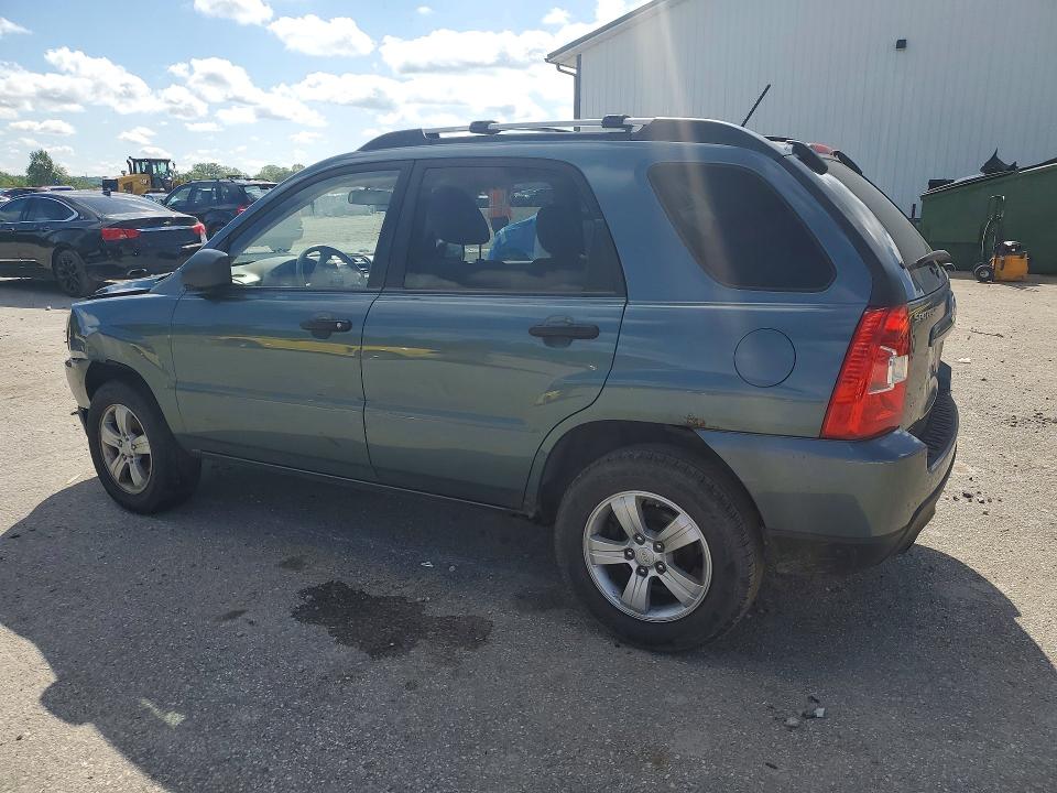 2009 Kia Sportage VIN KNDJF724697594237 COPART salvage auction — FRONT END, Ia - Cert Of Title-Salvage Title, sold $650 on 2026-07-10 (photo 2)