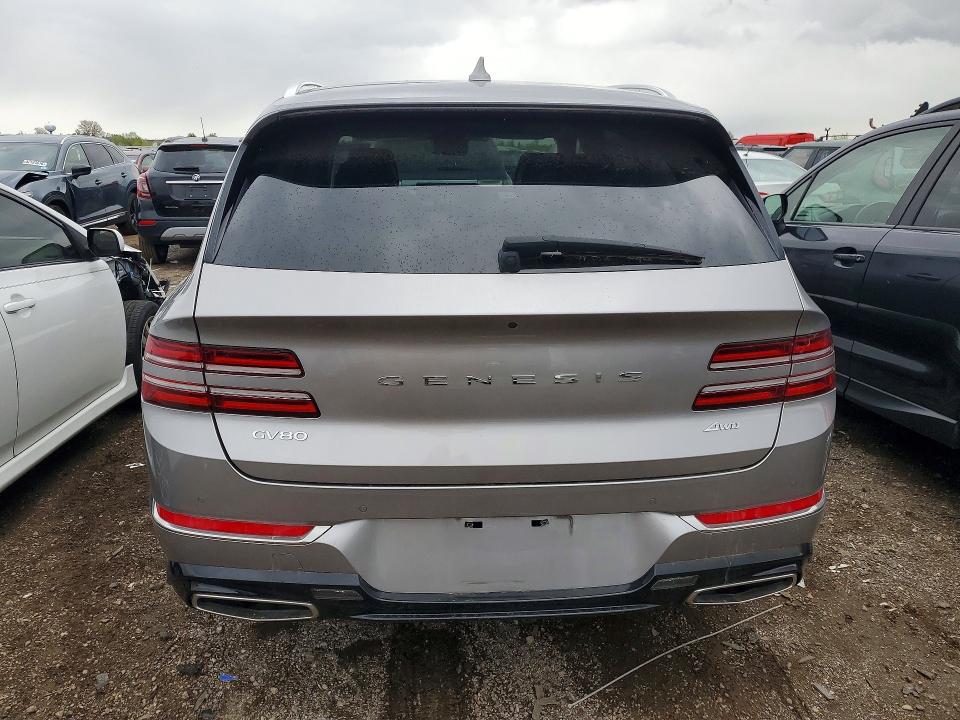 2021 Genesis Gv80 VIN KMUHBDSB6MU035639 COPART salvage auction — WATER/FLOOD, Il - Salvage Cert-Flood, sold $19,000 on 2026-07-02 (photo 6)