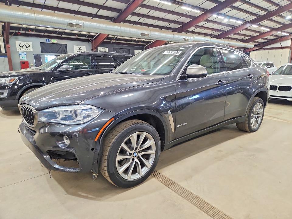 2019 BMW X6 VIN 5UXKU0C55K0S97708 COPART salvage auction — FRONT END, GA - CERTIFICATE OF TITLE (P), sold $10,000 on 2026-07-28 (photo 1)