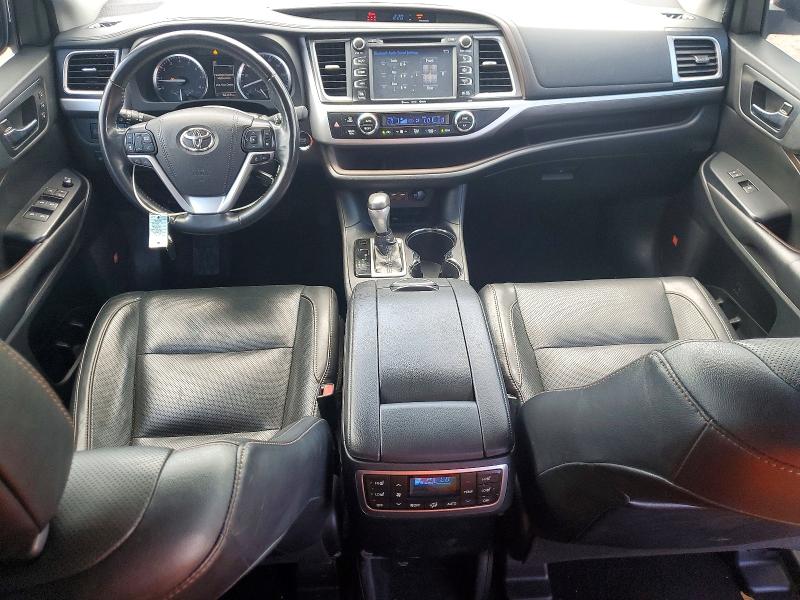 2019 Toyota Highlander VIN 5TDYZRFH2KS329101 COPART salvage auction — FRONT END, Hi - Certificate Of Salvage, sold $150 on 2026-07-27 (photo 8)
