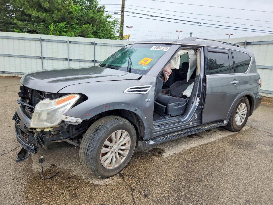 2017 Nissan Armada VIN JN8AY2NC4H9511864 COPART salvage auction — SIDE, OH - PUBLIC REPO SALE - CLEAN, sold $70 on 2026-07-28 (photo 1)