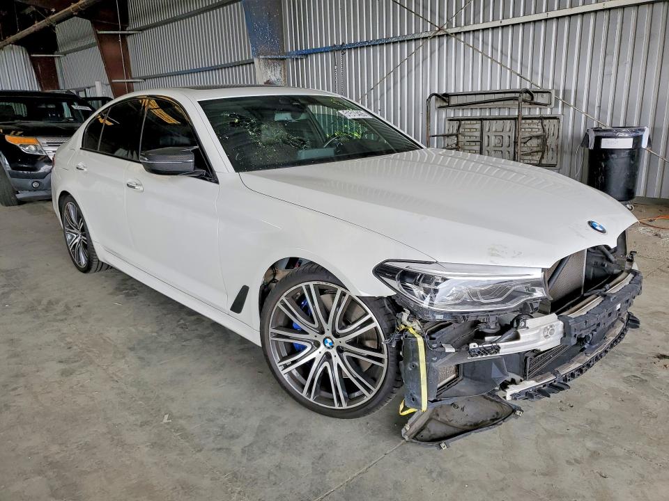 2018 BMW M5 VIN WBAJB9C59JB286847 COPART salvage auction — FRONT END, Ca - Salvage Certificate, sold $8,500 on 2026-07-09 (photo 4)