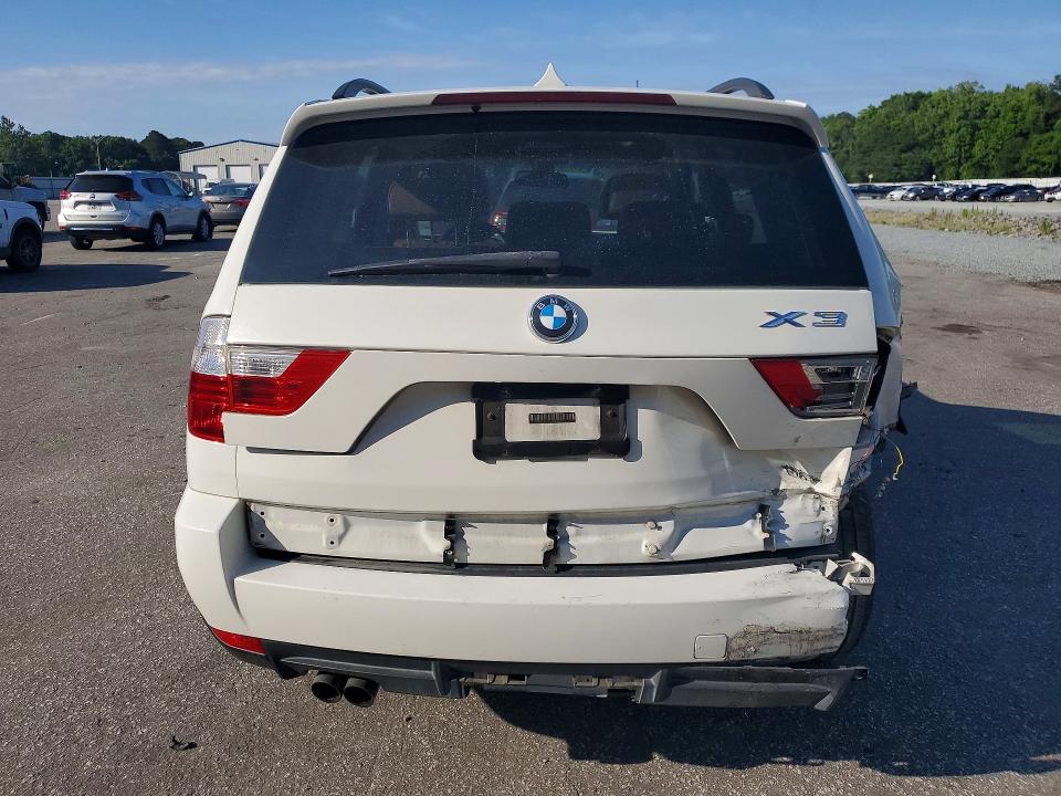 2010 BMW X3 VIN WBXPC9C44AWJ36013 COPART salvage auction — REAR END, Nc - Salvage Certificate Of Title, sold $250 on 2026-07-28 (photo 6)