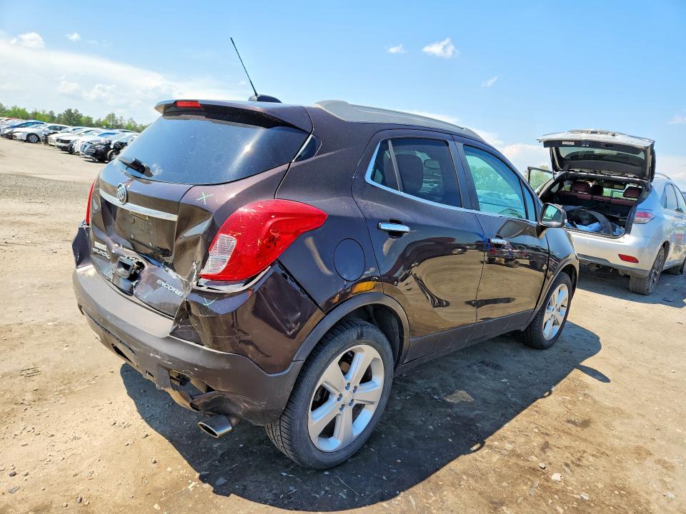 2016 Buick Encore VIN KL4CJASB1GB719751 COPART salvage auction — REAR END, Va - Certificate Of Title, sold $825 on 2026-07-08 (photo 3)
