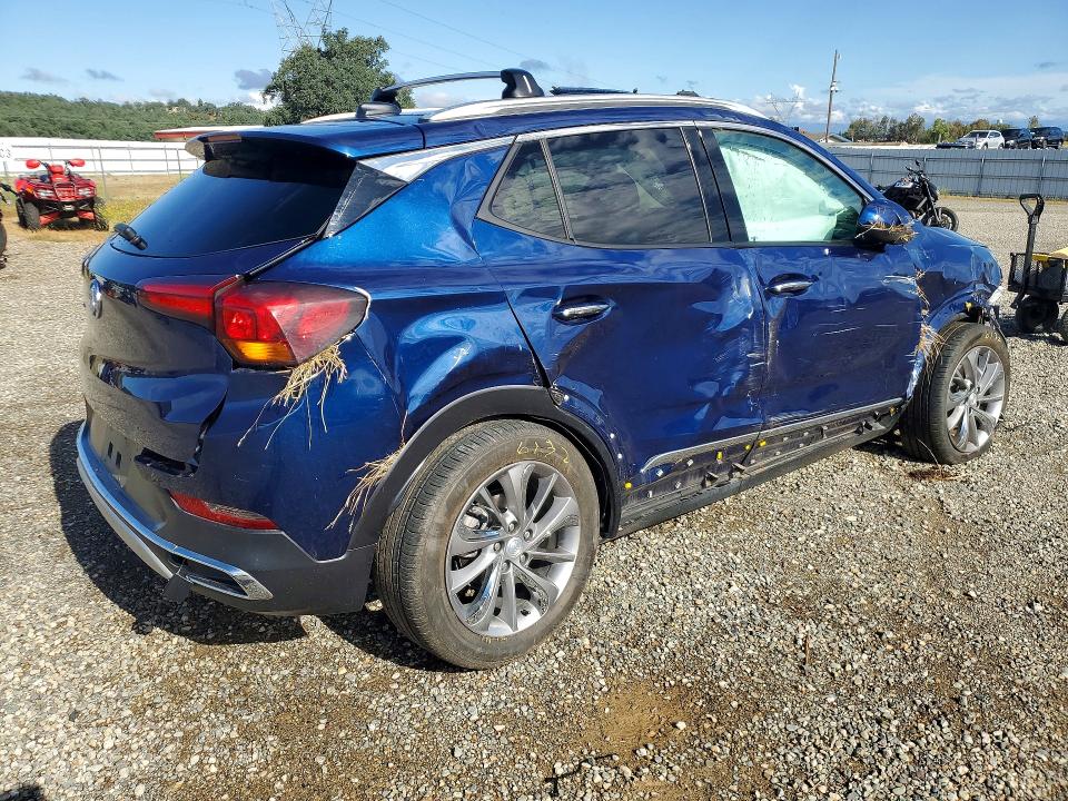 2023 Buick Encore VIN KL4MMGSL3PB129915 COPART salvage auction — ROLLOVER, Ca - Salvage Certificate, sold $850 on 2026-07-31 (photo 3)
