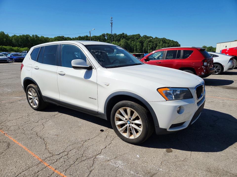 2013 BMW X3 VIN 5UXWX9C54D0A08384 COPART salvage auction — REAR END, In - Certificate Of Title (P), sold $2,350 on 2026-07-11 (photo 4)