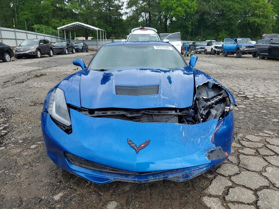 2015 Chevrolet Corvette stingray VIN 1G1YD2D73F5100155 COPART salvage auction — FRONT END, GA - CERT OF TITLE-SALVAGE, sold $14,600 on 2026-07-17 (photo 5)