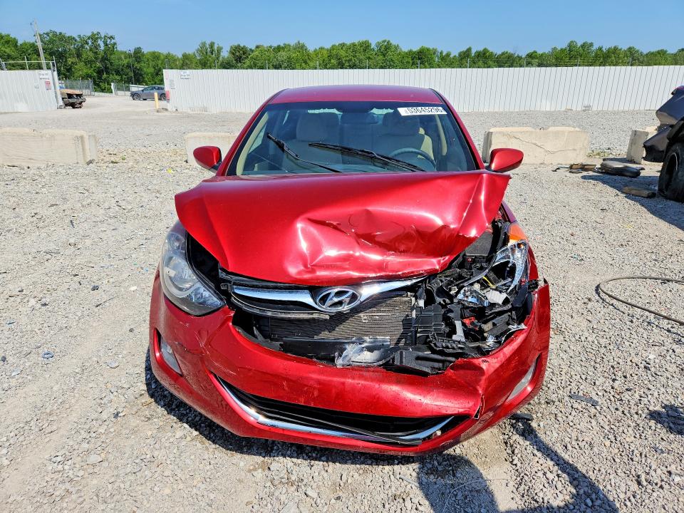 2013 Hyundai Elantra VIN KMHDH4AE8DU776673 COPART salvage auction — FRONT END, KY - CERT OF TITLE-SALVAGE, sold $600 on 2026-07-27 (photo 5)