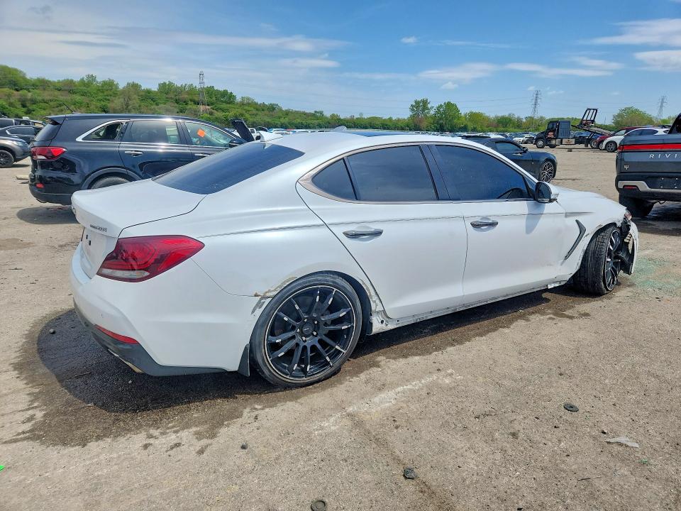 2019 Genesis VIN KMTG44LA5KU016965 COPART salvage auction — FRONT END, Il - Salvage Certificate, sold $3,500 on 2026-07-03 (photo 3)