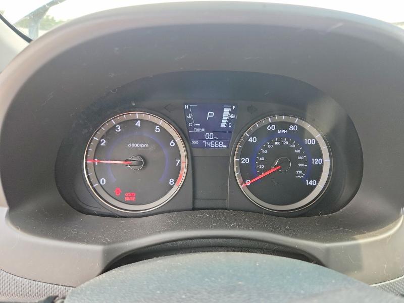 2012 Hyundai Accent VIN KMHCT5AE1CU004899 COPART salvage auction — REAR END, Nc - Salvage Certificate Of Title, sold $475 on 2026-07-29 (photo 9)