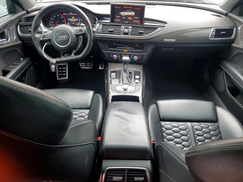 2017 Audi S7 VIN WUAWAAFC0HN901045 COPART salvage auction — FRONT END, Nc - Salvage Certificate Of Title, sold $7,700 on 2026-07-30 (photo 8)