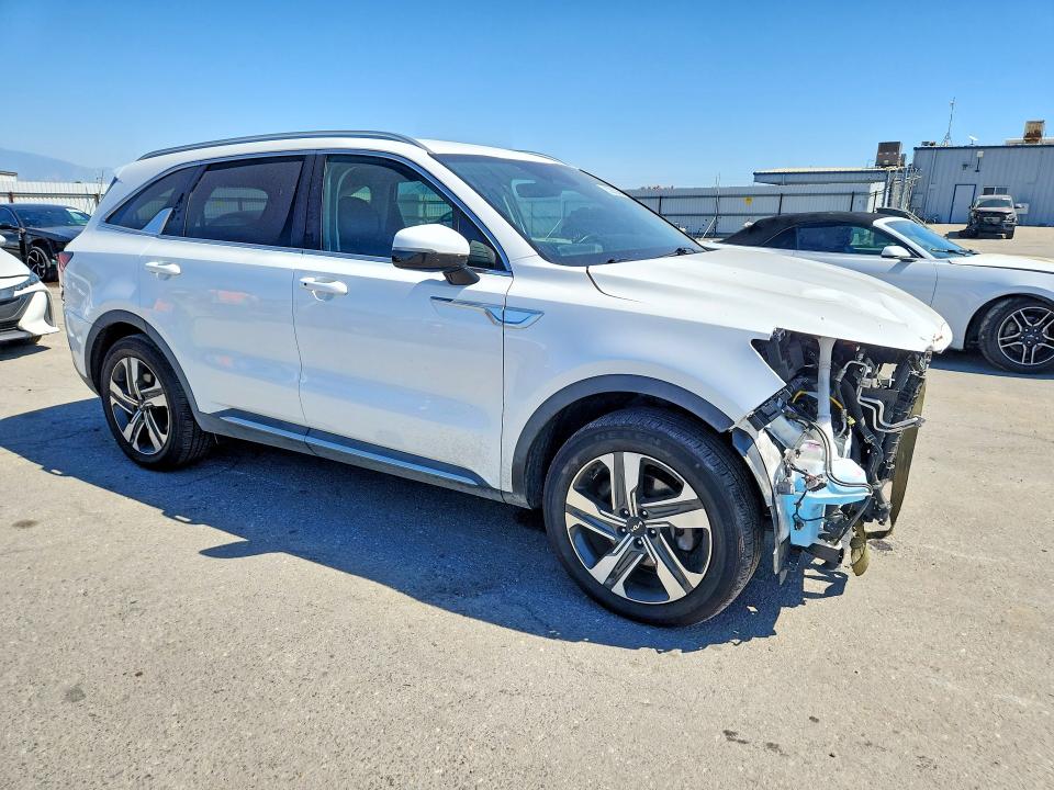 2023 Kia Sorento VIN KNDRHDLG5P5175857 COPART salvage auction — FRONT END, Ca - Salvage Certificate, sold $8,100 on 2026-07-10 (photo 4)
