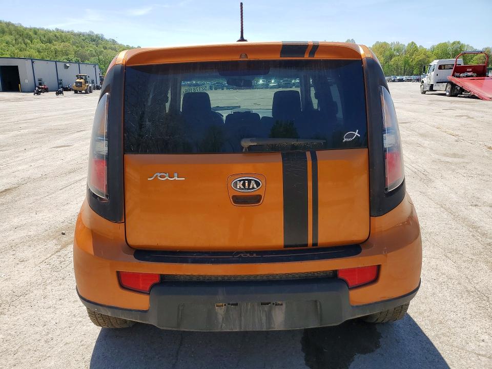2010 Kia Soul VIN KNDJT2A22A7107339 COPART salvage auction — FRONT END, Oh - Cert Of Title-Salvage, sold $90 on 2026-07-23 (photo 6)