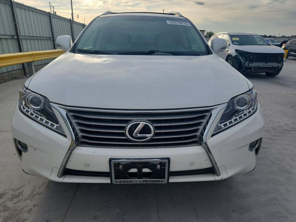 2013 Lexus Rx VIN 2T2ZK1BA9DC087532 COPART salvage auction — HAIL, Tx - Certificate Of Title, sold $3,700 on 2026-07-10 (photo 5)
