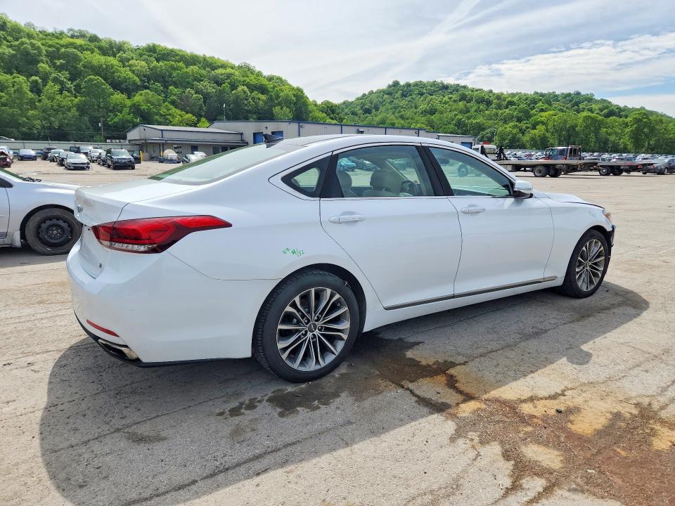 2015 Hyundai Genesis VIN KMHGN4JEXFU039712 COPART salvage auction — FRONT END, Oh - Cert Of Title-Salvage, sold $2,250 on 2026-07-16 (photo 3)