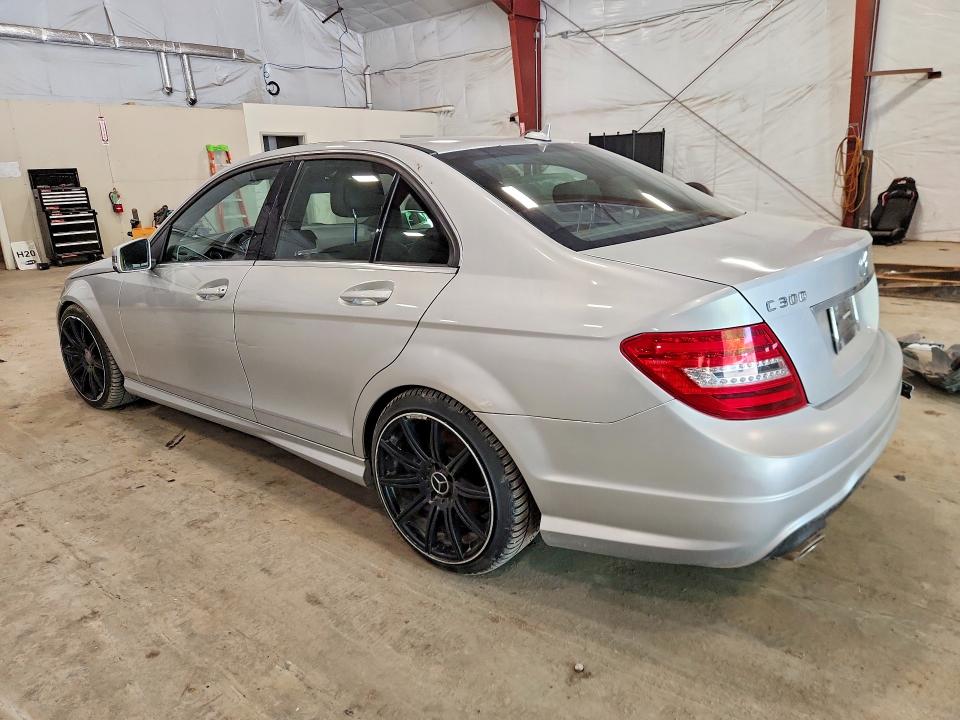 2013 Mercedes-benz VIN WDDGF8BB2CR226556 COPART salvage auction — FRONT END, Vt - Cert Of Title-Salvage Vehicle, sold $700 on 2026-07-13 (photo 2)