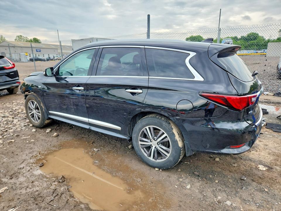 2019 Infiniti Qx60 VIN 5N1DL0MM2KC554451 COPART salvage auction — FRONT END, Pa - Certificate Of Salvage, sold $3,550 on 2026-07-22 (photo 2)