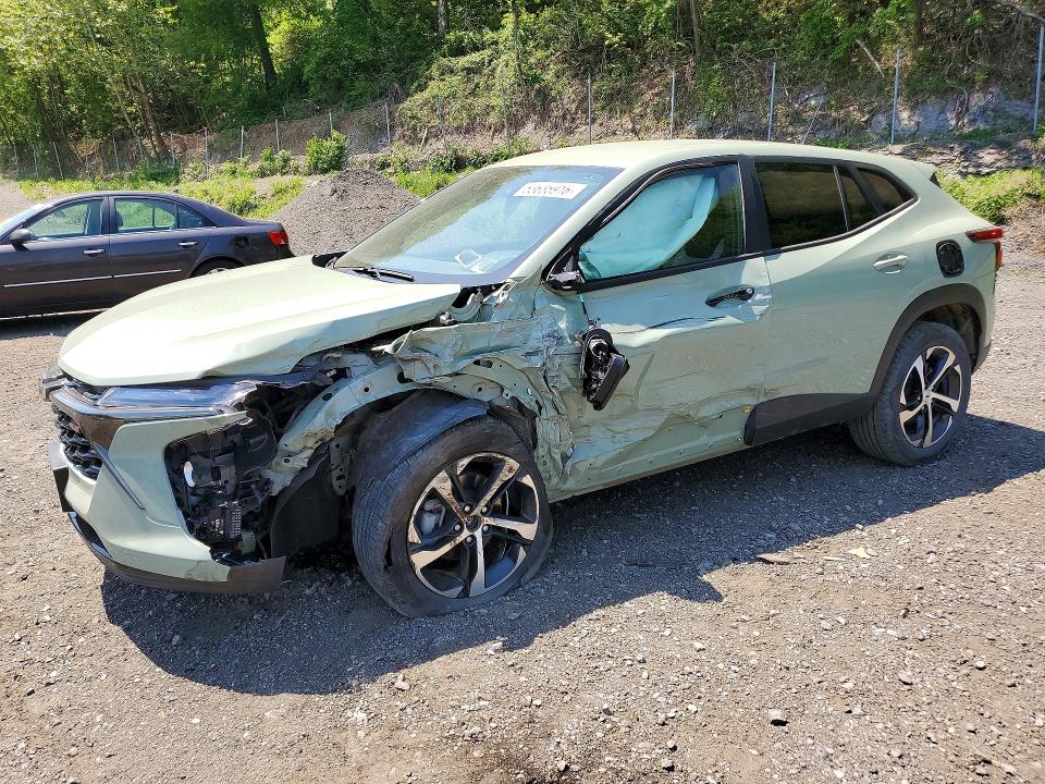2024 Chevrolet Trax VIN KL77LGE24RC151781 COPART salvage auction — FRONT END, Ny - Mv-907A Salvage Certificate, sold $3,000 on 2026-07-20 (photo 1)