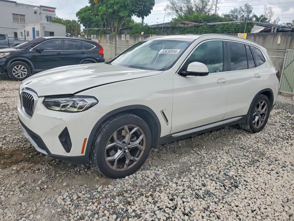 2024 BMW X3 VIN 5UX43DP01R9W87597 COPART salvage auction — SIDE, Fl - Cert Of Title Slvg Rebuildable, sold $13,600 on 2026-07-28 (photo 1)