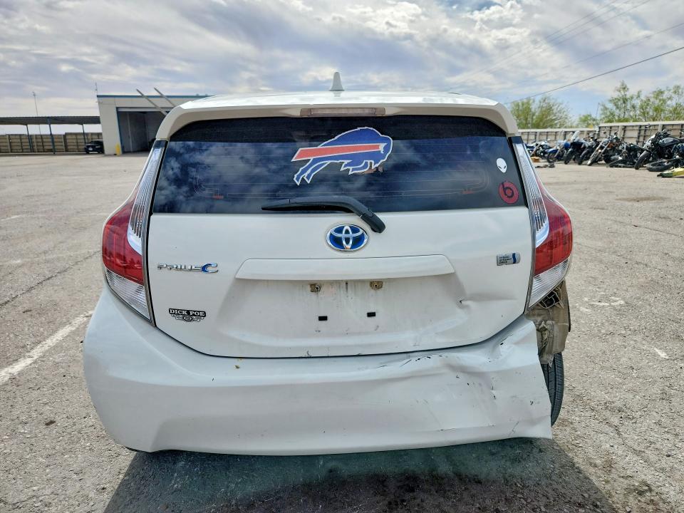 2016 Toyota VIN JTDKDTB39G1590306 COPART salvage auction — REAR END, Salvage Title, sold $1,700 on 2026-07-10 (photo 6)