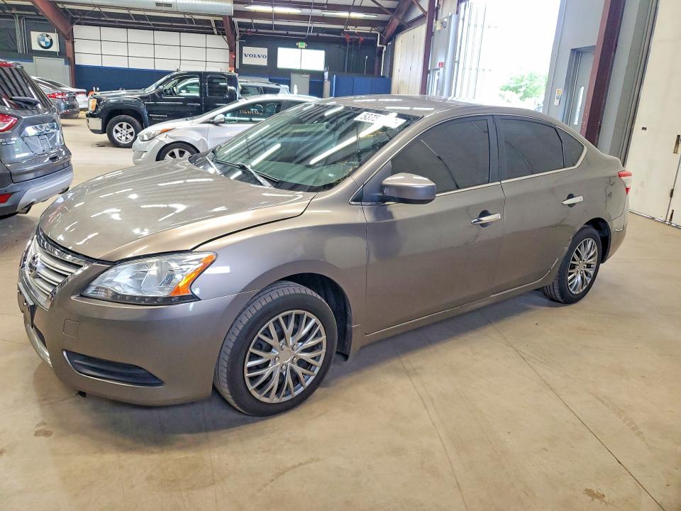 2015 Nissan Sentra VIN 3N1AB7AP0FL671461 COPART salvage auction — REAR END, CT - CERTIFICATE OF TITLE, sold $2,500 on 2026-08-20 (photo 1)