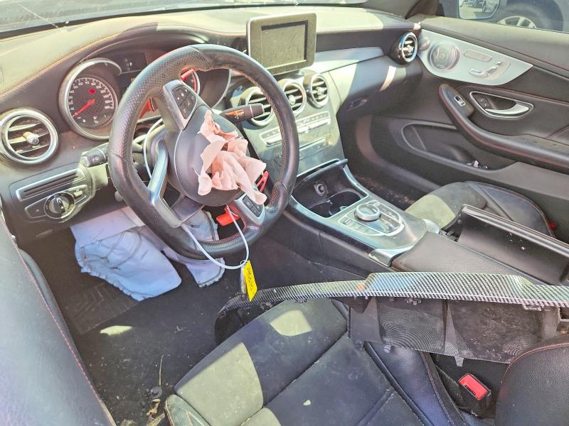 2017 Mercedes-benz C class VIN WDDWJ6EB8HF453110 COPART salvage auction — FRONT END, Ca - Dis/Dlr/Exp Only Clean Title, sold $3,850 on 2026-07-28 (photo 8)