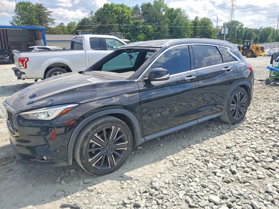 2021 Infiniti VIN 3PCAJ5BA5MF103362 COPART salvage auction — VANDALISM, Nc - Salvage Certificate Of Title, sold $8,000 on 2026-07-29 (photo 1)