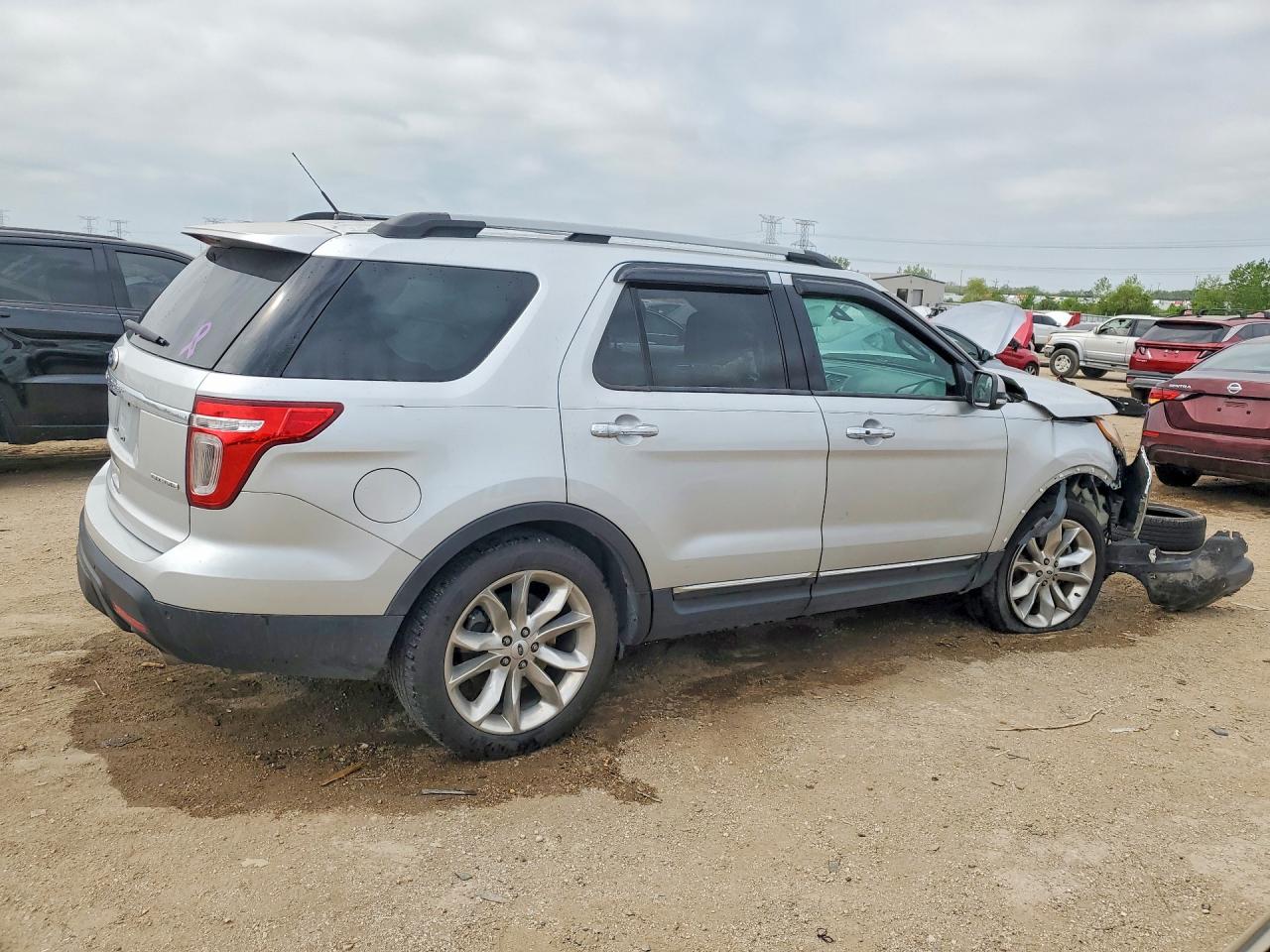 2015 Ford Explorer VIN 1FM5K7F81FGC38425 COPART salvage auction — Side, IL - SALVAGE CERTIFICATE, sold $575 on 2026-07-02 (photo 3)