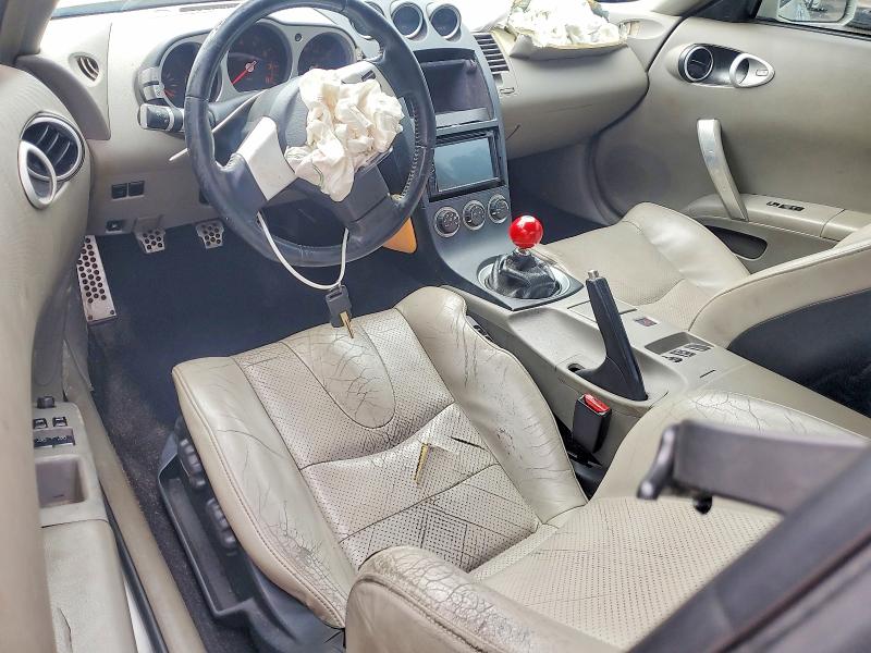2004 Nissan 350z VIN JN1AZ34E64T061006 COPART salvage auction — FRONT END, Sc - Cert Of Title-Salvage, sold $275 on 2026-07-22 (photo 8)