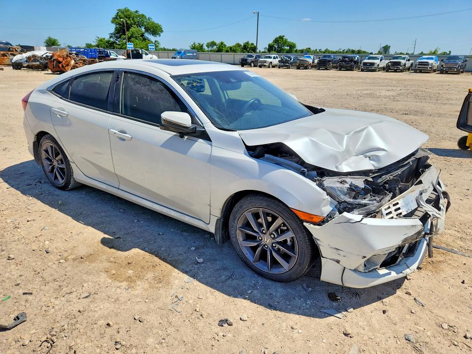 2019 Honda Civic VIN JHMFC1F76KX004140 COPART salvage auction — FRONT END, Tx - Salvage Vehicle Title, sold $4,250 on 2026-07-15 (photo 4)
