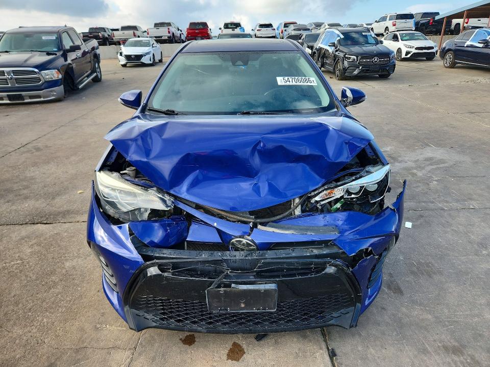 2018 Toyota VIN 2T1BURHE1JC991413 COPART salvage auction — FRONT END, Tx - Salvage Vehicle Title, sold $2,800 on 2026-07-09 (photo 5)