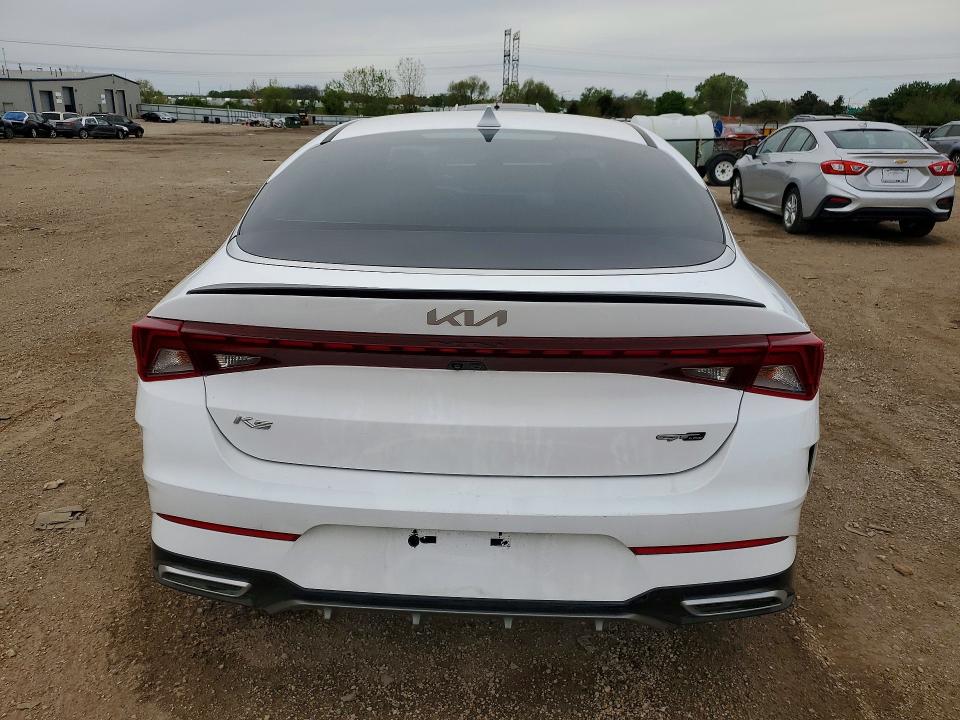 2022 Kia K5 VIN 5XXG64J25NG153869 COPART salvage auction — FRONT END, Il - Salvage Certificate, sold $5,700 on 2026-07-28 (photo 6)