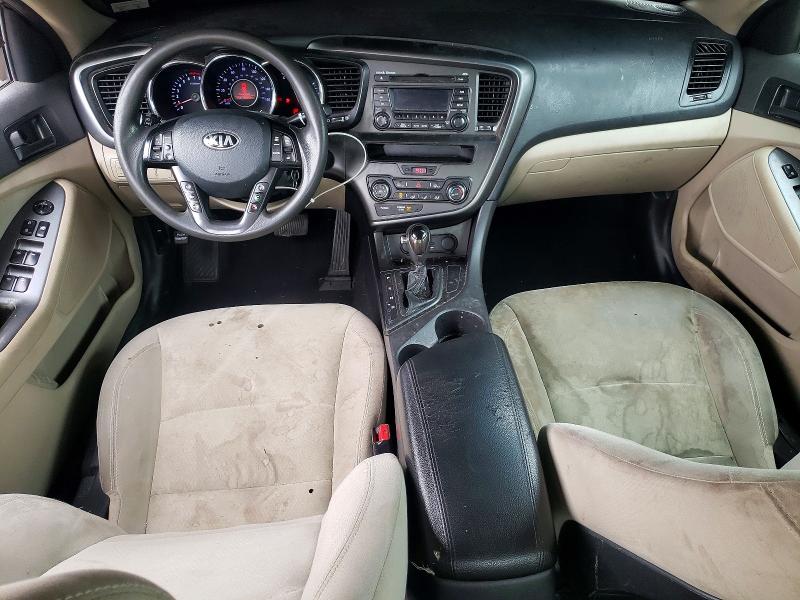 2013 Kia VIN 5XXGM4A78DG143563 COPART salvage auction — FRONT END, VA - CERT OF TITLE - SALVAGE, sold $850 on 2026-07-24 (photo 8)
