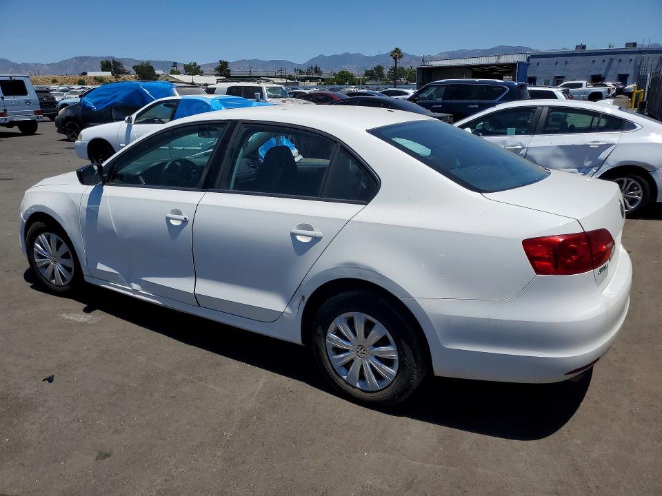 2011 Volkswagen Jetta VIN 3VW1K7AJ3BM027592 COPART salvage auction — FRONT END, Ca - Salvage Certificate, sold $300 on 2026-07-29 (photo 2)