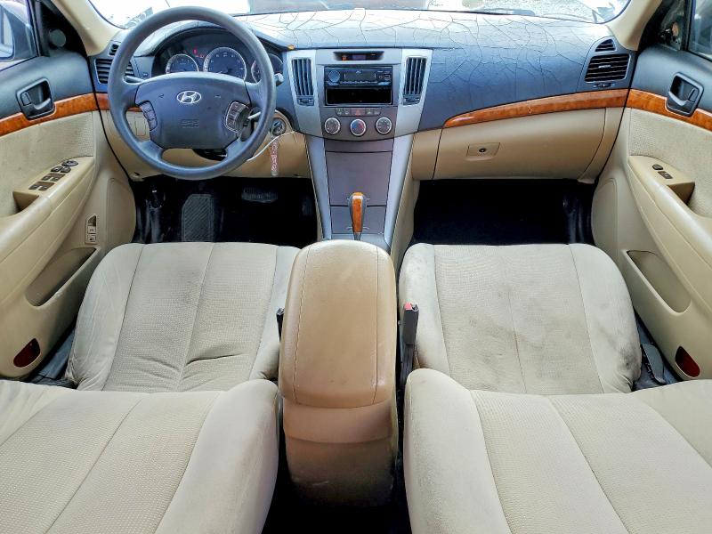 2009 Hyundai Sonata VIN 5NPET46CX9H546083 COPART salvage auction — FRONT END, Tx - Salvage Vehicle Title, sold $675 on 2026-07-28 (photo 8)