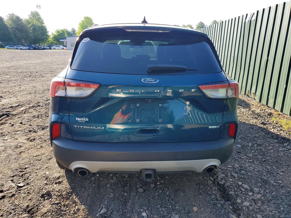 2020 Ford Escape VIN 1FMCU9J91LUA48618 COPART salvage auction — FRONT END, Md - Cert Of Salvage > 75% Damage, sold $7,000 on 2026-07-27 (photo 6)
