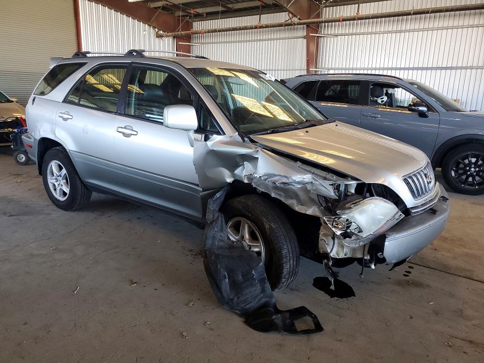 2001 Lexus Rx 300 VIN JTJHF10UX10170827 COPART salvage auction — FRONT END, Ca - Salvage Certificate, sold $750 on 2026-07-02 (photo 4)