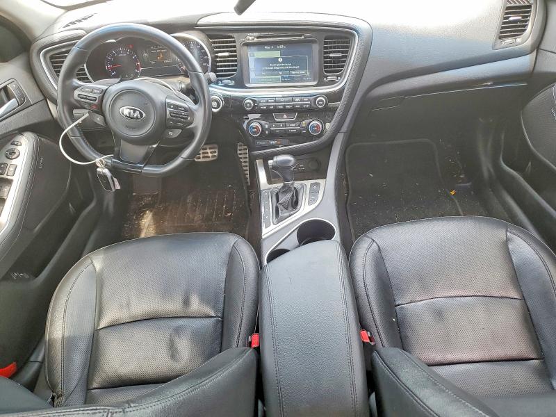 2015 Kia Optima VIN 5XXGR4A6XFG495250 COPART salvage auction — REAR END, Ok - Cert Of Title-Salvage, sold $375 on 2026-07-21 (photo 8)