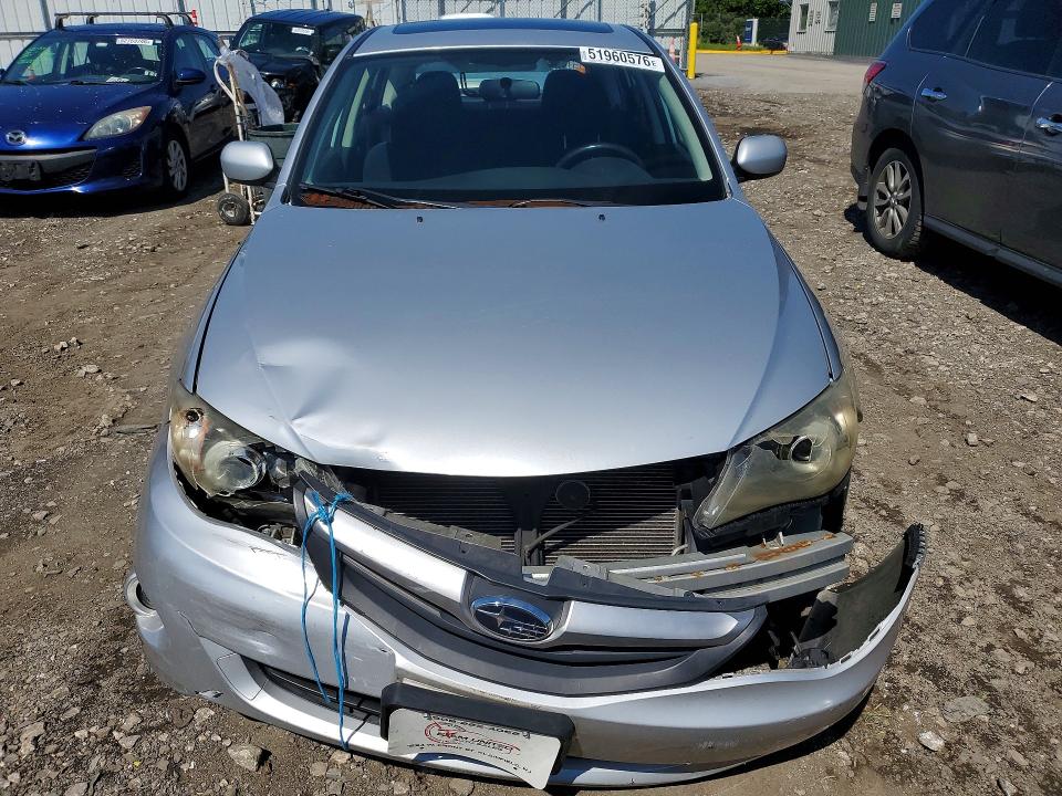 2011 Subaru Impreza VIN JF1GH6B6XBH801752 COPART salvage auction — FRONT END, MD - PARTS ONLY-NO TITLE LETTER, sold $225 on 2026-10-08 (photo 5)